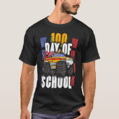Student chauffeur monster vrachtwagen 100e dag 100 t-shirt (Voorkant)