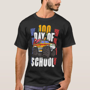 Student chauffeur monster vrachtwagen 100e dag 100 t-shirt
