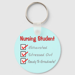 Student "Check Mark" voor verpleegkundigen, T-shir Sleutelhanger