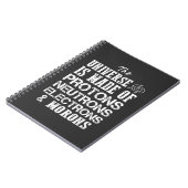 Student chemie leraar Sarcastische natuurkunde Notitieboek (Linkerzijde)