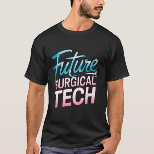 Student Chirurgisch Technoloog Operatie Scrub Tech T-shirt (Voorkant)