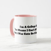 Student College Mok (Voorkant links)