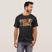 Student Council Groovy Vibes T-shirt (Voorkant volledig)