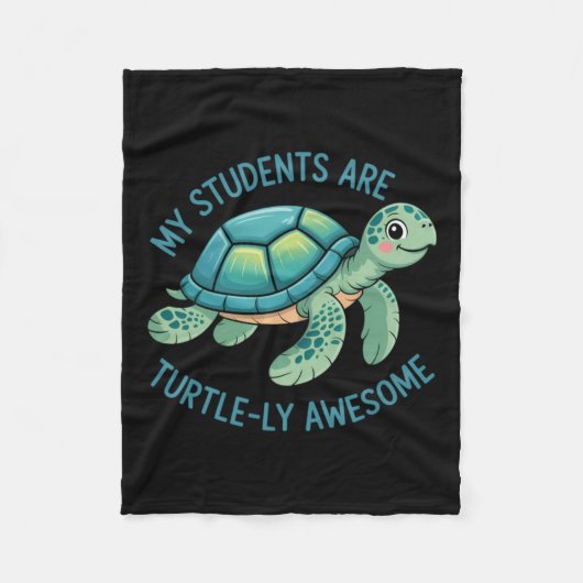 Student Cute Leraar Fleece Deken (Voorkant)