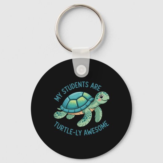 Student Cute Leraar Sleutelhanger (Voorkant)
