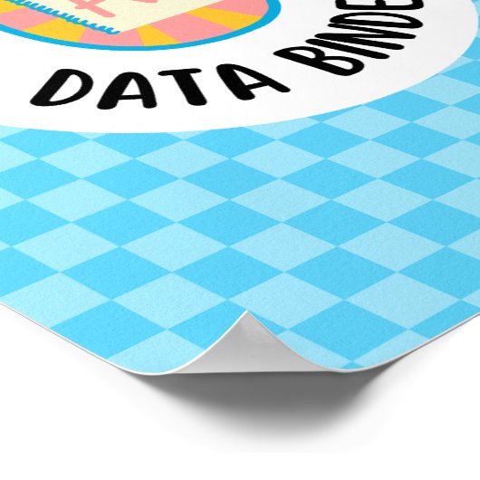 student data binder title page insert poster (Hoek)