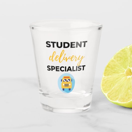 Student Delivery Specialist bl Shot Glas (Voorkant)