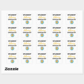 Student Delivery Specialist bl Vierkante Sticker (Vel)