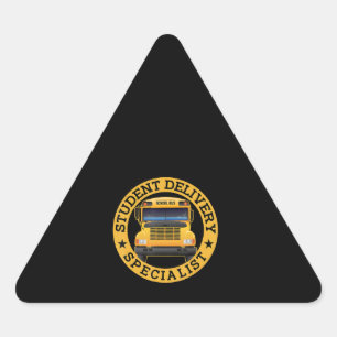 Student Delivery Specialist Funny School Bus Drive Sticker