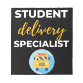 Student Delivery Specialist Notitieblok (Voorkant)