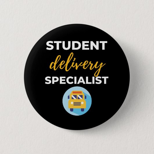 Student Delivery Specialist Ronde Button 5,7 Cm (Voorkant)