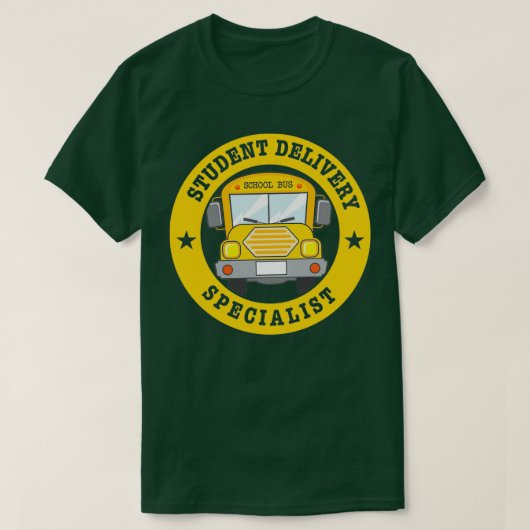 Student Delivery Specialist School Bus Driver 1 T-shirt (Design voorkant)