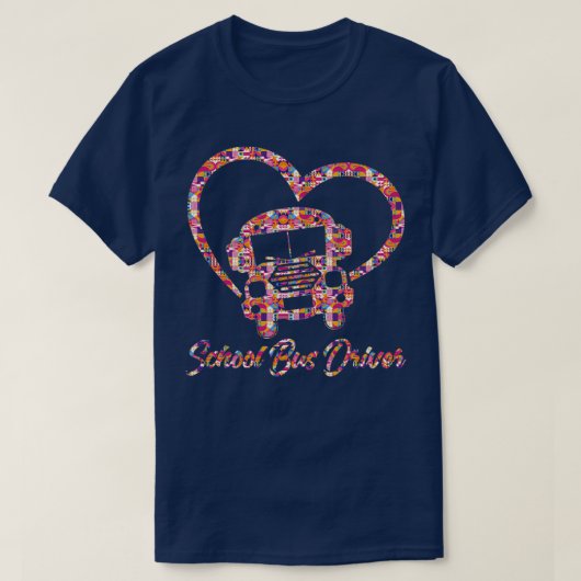 Student Delivery Specialist School Bus Driver 4 T-shirt (Design voorkant)