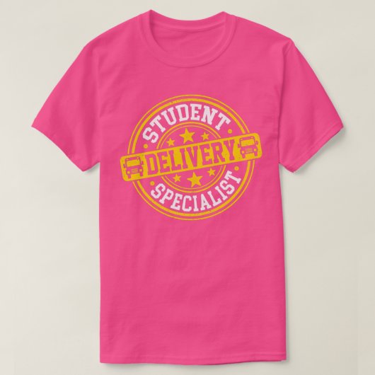 Student Delivery Specialist School Bus Driver Life T-shirt (Design voorkant)