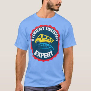 Student dident schoolbuschauffeur t-shirt