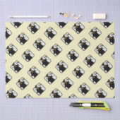 Student die Diploma Afstuderen ontvangt Tissuepapier (Craft)