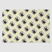 Student die Diploma Afstuderen ontvangt Tissuepapier (Voorkant)