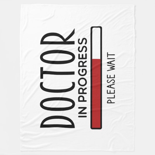 Student-docent van de universiteit in opleiding fleece deken (Voorkant)