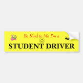 Student Driver Bumpersticker (Voorkant)