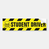 Student Driver Bumpersticker (Voorkant)