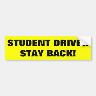 Student Driver Bumpersticker