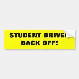 Student Driver Bumpersticker