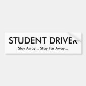Student driver bumpersticker (Voorkant)