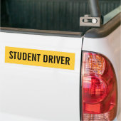 Student driver learning to Drive Bumpersticker (Op Truck)