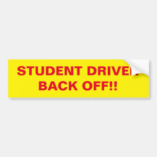 Student driver Yellow Caudron Sticker