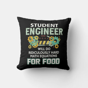 Student Engineer Belachelijk Hard Wiskunde Equatio Kussen