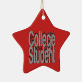 Student Extraordinaire College Keramisch Ornament (Rechts)