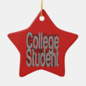 Student Extraordinaire College Keramisch Ornament (Voorkant)