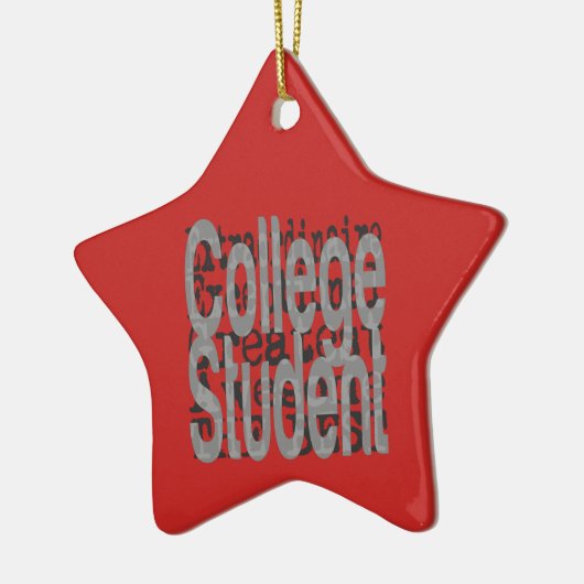 Student Extraordinaire College Keramisch Ornament (Links)