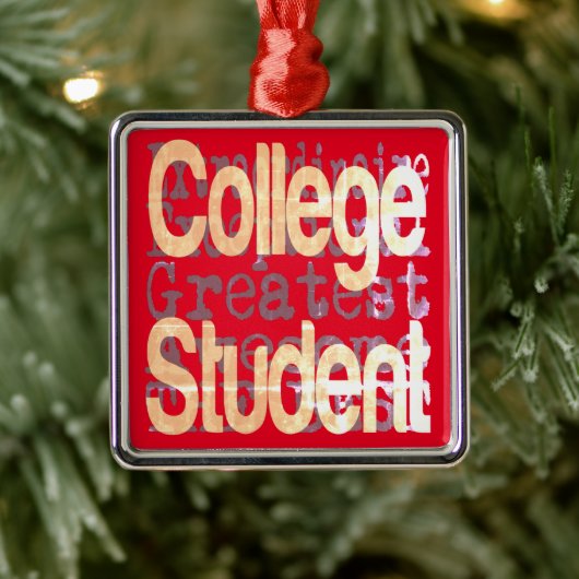 Student Extraordinaire College Metalen Ornament (Boom)