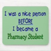 Student Farmacie Funny T-Shirts & Gifts Muismat (Voorkant)