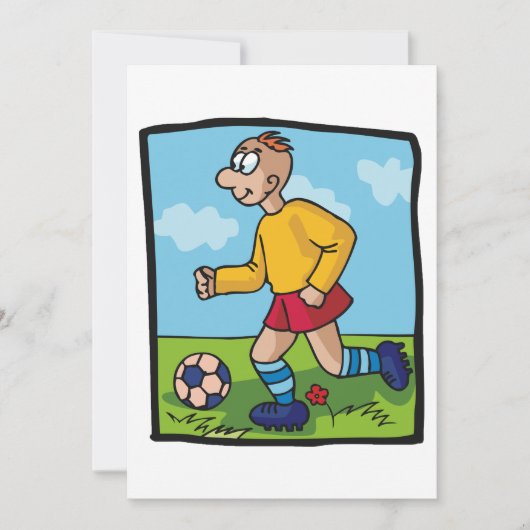 Student Football Speler Kaart (Voorkant)