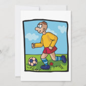 Student Football Speler Kaart (Achterkant)