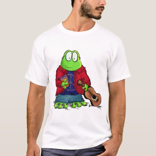 Student Frog Michael van het College (Gepersonalis T-shirt (Voorkant)