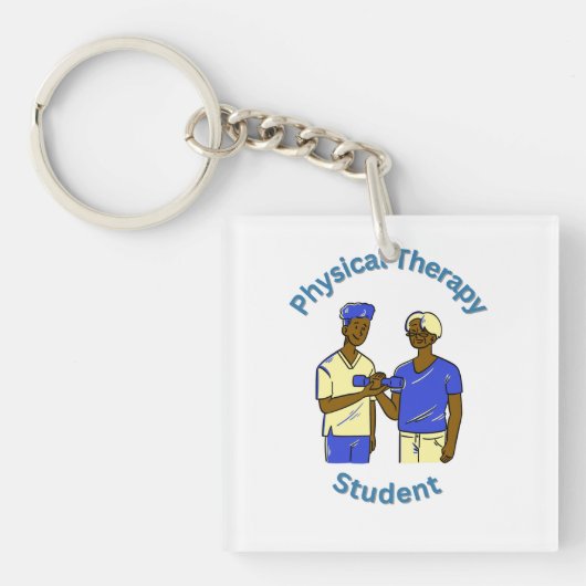 Student Fysiotherapie Sleutelhanger (voorkant)