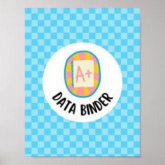 student gegevens binder titelpagina invoegen poster