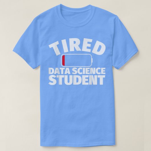 student gelaagde Data Science T-shirt (Design voorkant)