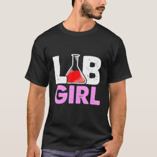 Student geneeskundige wetenschappen van Lab Girl T-shirt