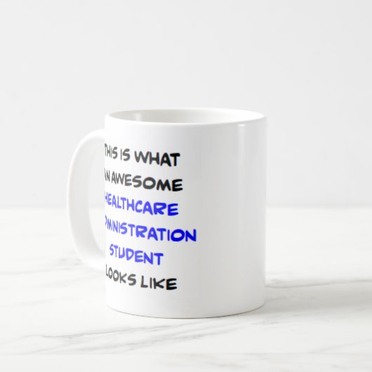 Student Gezondheidszorg, geweldige Koffiemok (Voorkant links)