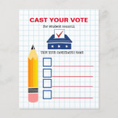 Student Government Ballot Flyer: Breng uw stem uit Flyer (Voorkant)