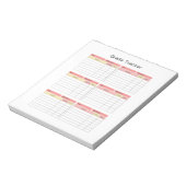Student Grade Tracker Notitieblok (Linkerzijde)