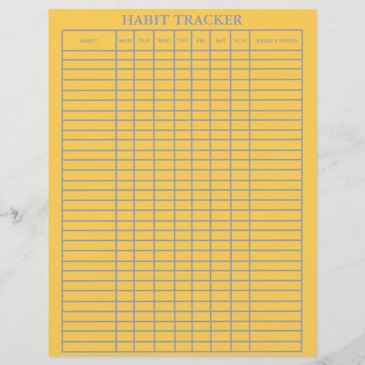 Student Habit Tracker Praktische & Stijlvolle Plan (Achterkant)