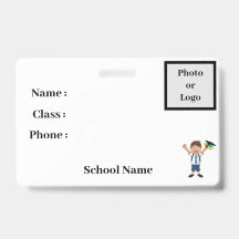 student identiteitsbadge