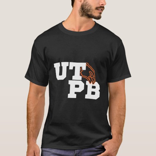 Student in het Utpb-Perm-bekken T-shirt (Voorkant)