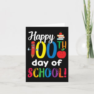 Student Kinder leraar cadeau Gelukkige 100e dag va Kaart