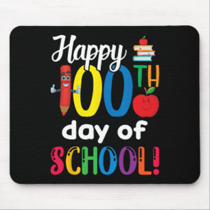 Student Kinder leraar cadeau Gelukkige 100e dag va Muismat